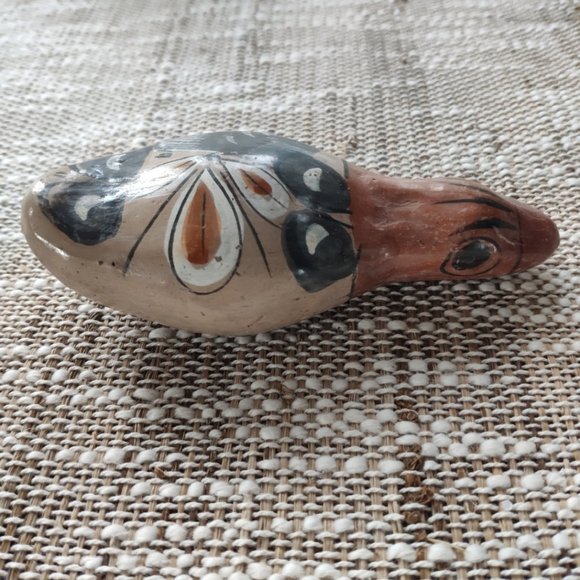 Set of 3 Talavera Ceramic Vintage Figurines Bird, Owl, and Fish Set - Picture 12 of 15